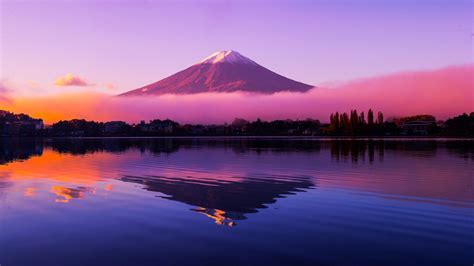 Free Download Picture Of Mount Fuji In Japan With Added Colour