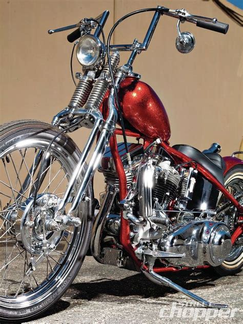 Street Chopper Magazine Comin Up Fives 1955 Harley Davidson Panhead