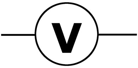 What Is The Symbol Of Voltmeter Diagram