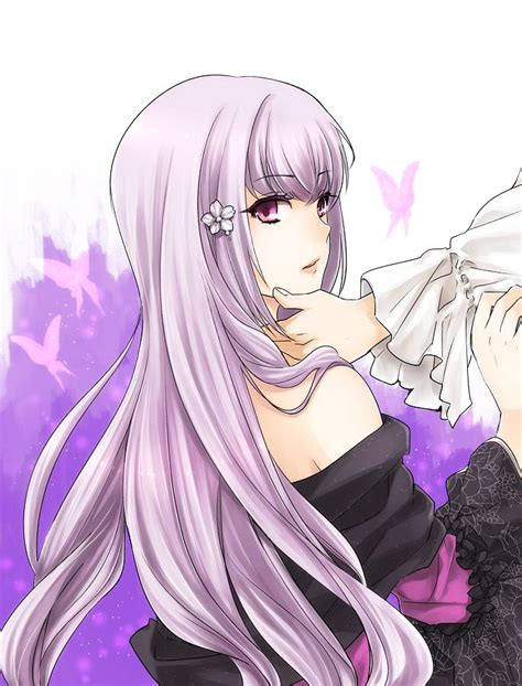 Cool Cute Anime Girl With Light Purple Hair Inkediri