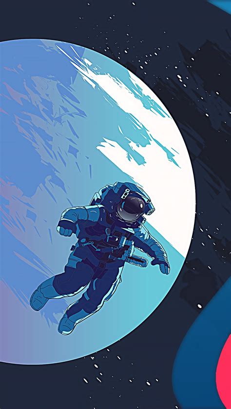 Astronauta En La Luna Arte Digital Fondo De Pantalla 4k HD ID 10135