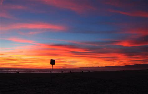 A Southern California Sunset For The Ages Taken At Oxnard Flickr