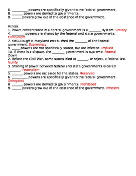 A icivics worksheet p 1 is several short questionnaires on an actual topic. The Federal In Federalism Worksheet Answers Icivics ...