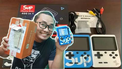 Unboxing Gameboy Retro Sup 400 In 1 Gaming Console 8 Bit Youtube