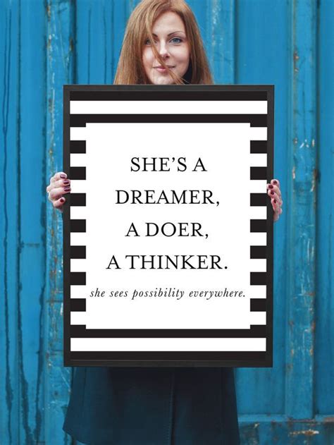 Dreamer Doer Thinker Print The Dreamers Thinker Print