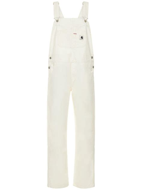 Carhartt Wip Straight Overalls In White Lyst