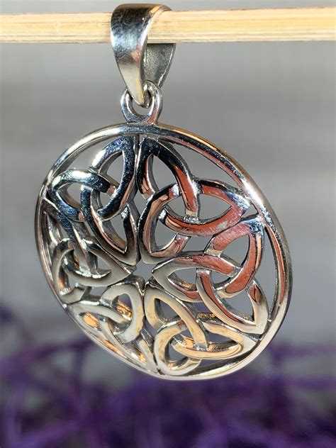 Trinity Knot Necklace Celtic Knot Jewelry Irish Jewelry Scotland