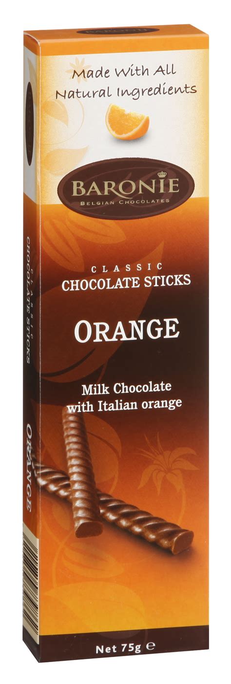 Baronie Orange Chocolate Sticks From
