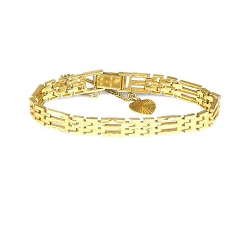 Facet Cut 22ct Gold Bracelet 206gms Braceletsbangles Jewellery