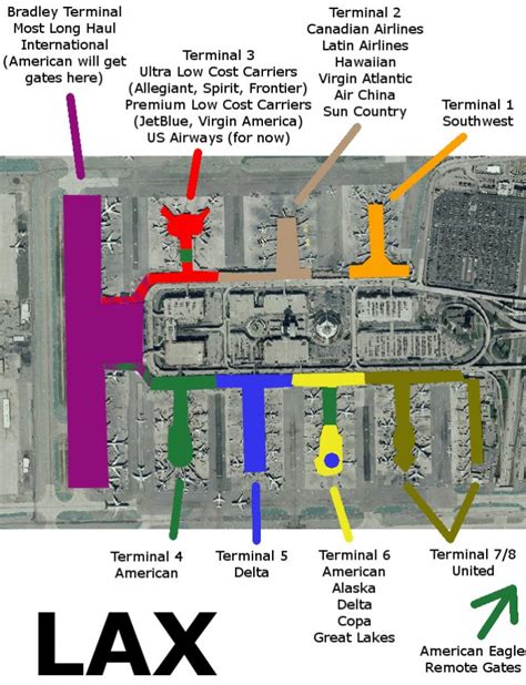 Lax Airport Gate Map