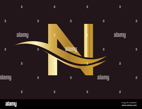 Modern N Logotype For Luxury Branding Initial N Letter Business Logo