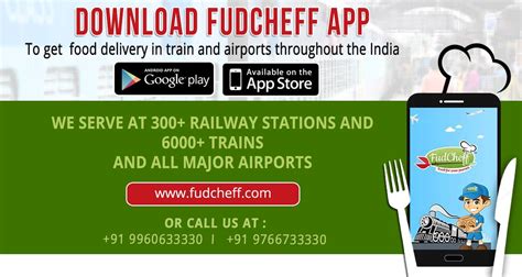 Please order at least 48 hours in advance; Order your favorite #Food in #Train and at #Airport ...