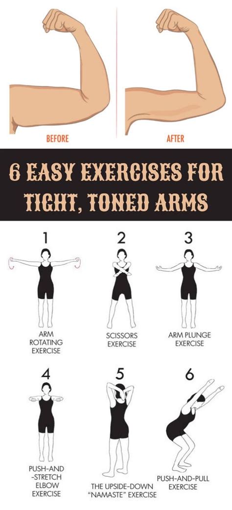 6 Exercises For Tight Toned Arms Without Weights