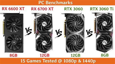 Amd Rx 6600 Xt Vs Rx 6700 Xt Vs Nvidia Rtx 3060 Vs Rtx 3060 Ti Youtube