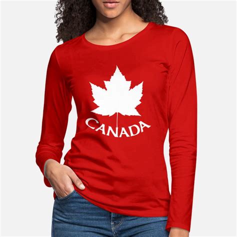 canada long sleeved shirts unique designs spreadshirt