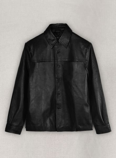 Jim Morrison Classic Leather Shirt Made To Measure Custom Jeans For