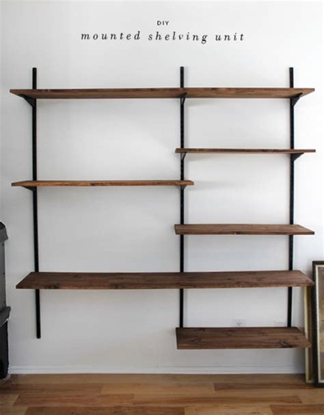 17 Awesome Diy Industrial Shelves And Racks Shelterness