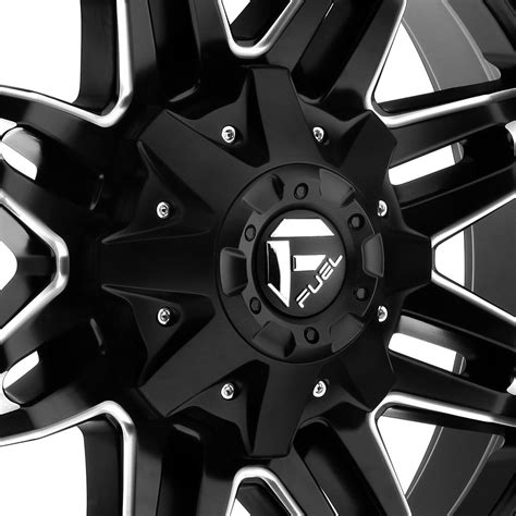 Fuel® D567 Lethal 1pc Wheels Matte Black With Milled Accents Rims
