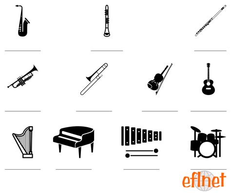 Musical Instruments Worksheets Eflnet