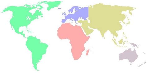 Los Continentes Geografía