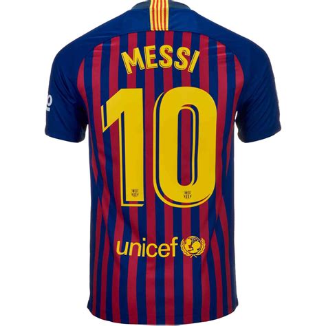 Nike Fc Barcelona 201819 Home Kit Signed By Messi Suryucatantecnmmx