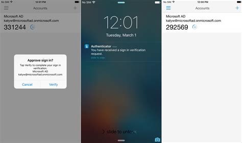 Different authentication apps handle this in different ways. Microsoft Authenticator app for iOS updated with push ...