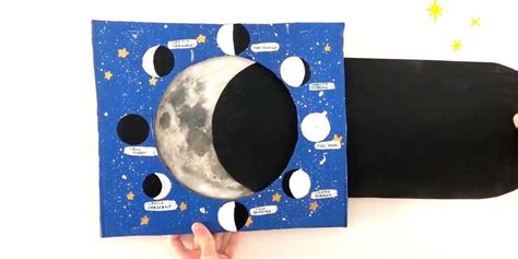 Phases Of The Moon Astronomy Craft Play And Go Adelaideplay And Go Adelaide