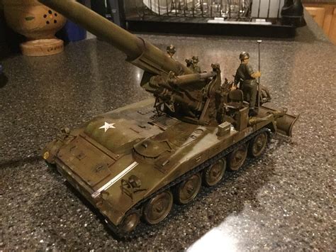 US Self Propelled Gun M Vietnam War Plastic Model Military Vehicle Kit Scale