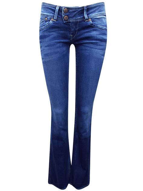 Pepe Jeans Pepe Jeans Med Denim Pimlico Low Waist Flared Jeans