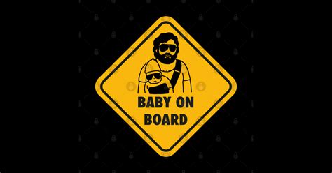 Baby On Board Carlos From The Hangover Hangover Sticker Teepublic