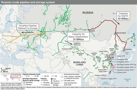Russia Crude Oil Pipeline Capabilities To Mainland China The ESPO Crude Oil Pipeline Seeking