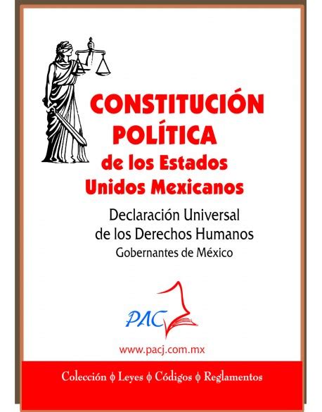 Constituci N Pol Tica De Los Estados Unidos Mexicanos