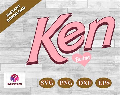 Barbie Ken Svg Pack Barbie Ken Printable Clipart Svgpng Dxf Etsy