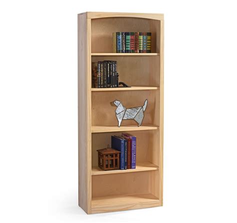 Pine Bookcases Solid Pine Bookcase With 4 Open Shelves Williams And Kay