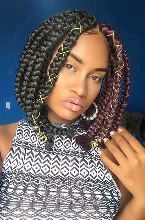 23 Short Box Braid Hairstyles Perfect For Warm Weather Stayglam Siznews