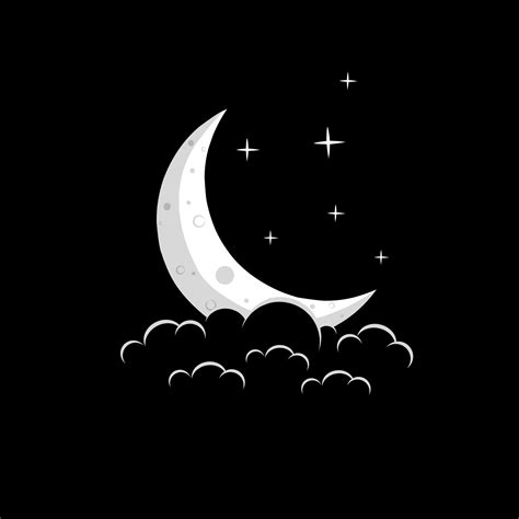 Illustration Vector Graphic Of Crescent Moon On The Sky Night Logo 11692390 Vector Art At Vecteezy