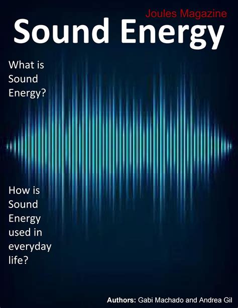 Presentation Sound Energy By Gabriela Machado Issuu