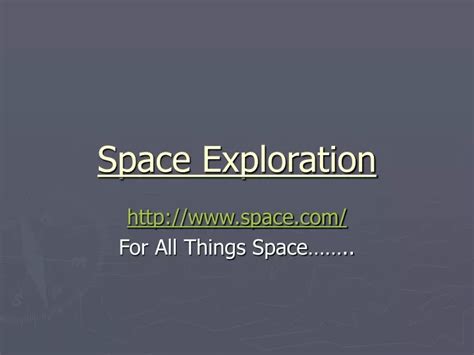 Ppt Space Exploration Powerpoint Presentation Free Download Id9154095