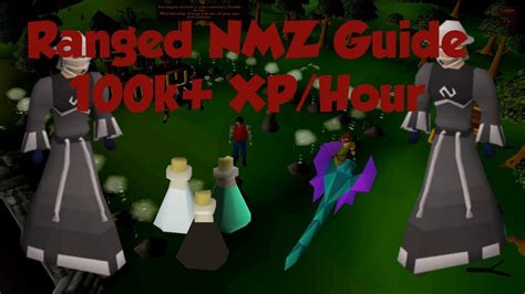 Osrs Ranged Nightmare Zone Guide Afk 100k Exphour Youtube
