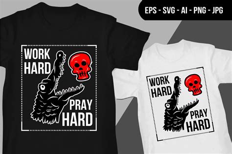 Work Hard Pray Hard Graphic by WawanRidwan · Creative Fabrica