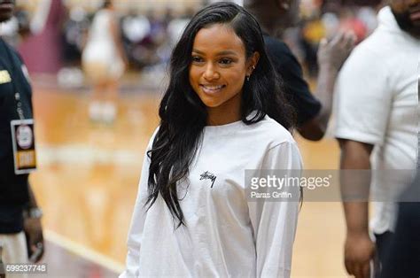 Karrueche Tran Attends Ludaday Celebrity Basketball Game At Morehouse