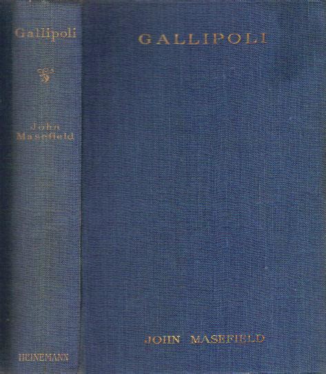 Gallipoli By John Masefield Near Fine Hard Cover 1926 New Edition
