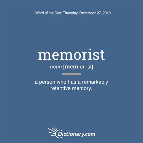 Word Of The Day Memorist Good Vocabulary Words