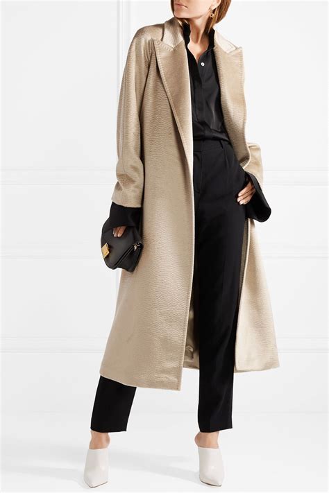 Max mara black camel hair double breasted jacket coat sz d 40 uk 12 us 10 f 42 top rated seller. Max Mara | Bormio belted alpaca coat | NET-A-PORTER.COM ...
