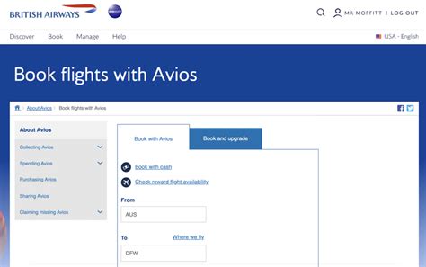 how to use british airways avios for cheap american airlines flights