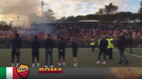 As Roma Ultras Today During Training 031216 Youtube