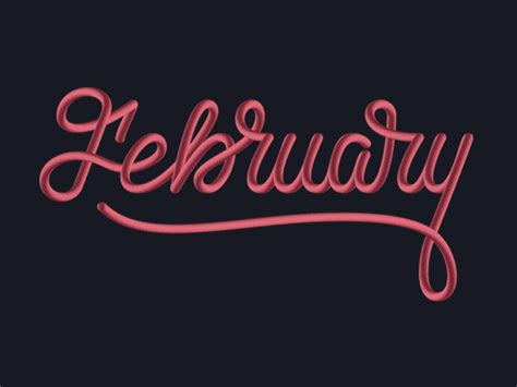 February By Pablo Tradacete On Dribbble