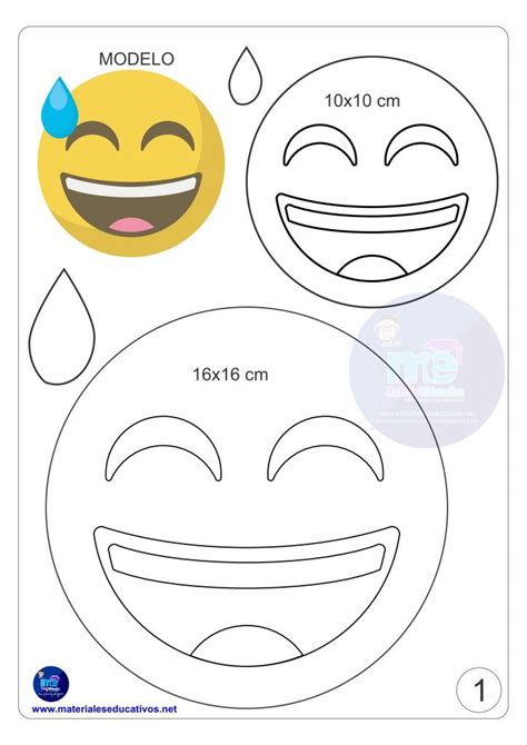 Plantillas Moldes De Emojis Para Imprimir Haz Fichas Para Que Vrogue