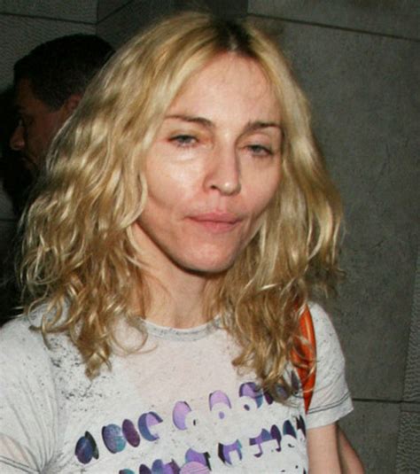 madonna sans maquillage