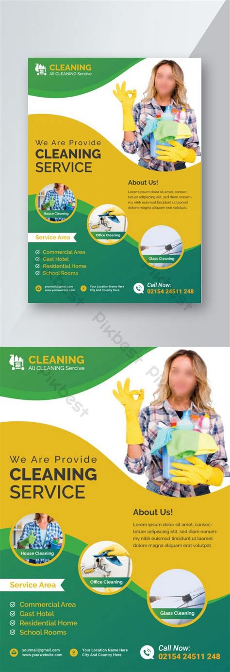 Cleaning Service Flyer Ai Free Download Pikbest